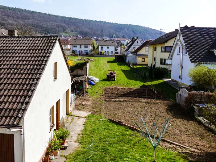 Blick aus dem Fenster